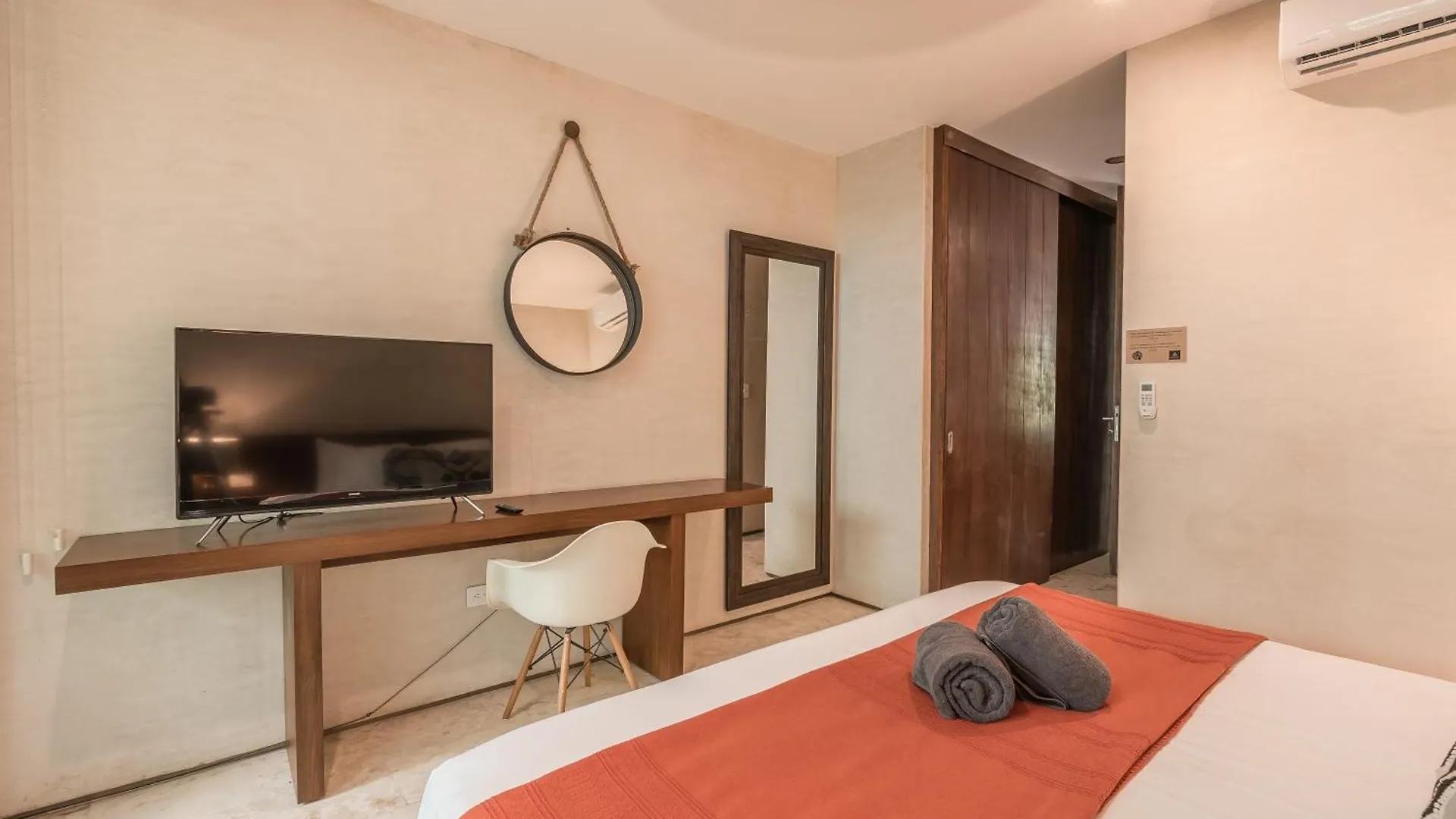 Monet - Free Beach Pass & Bikes & Private Pool & 24Hrs Security Tulum Apartment